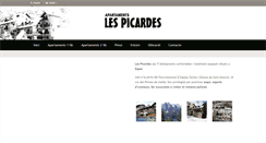 Desktop Screenshot of lespicardes.com